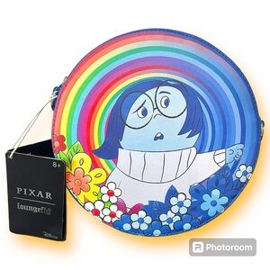 Loungefly Disney Pixar Inside Out Circular Crossbody Bag